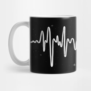 Space Heartbeat Mug